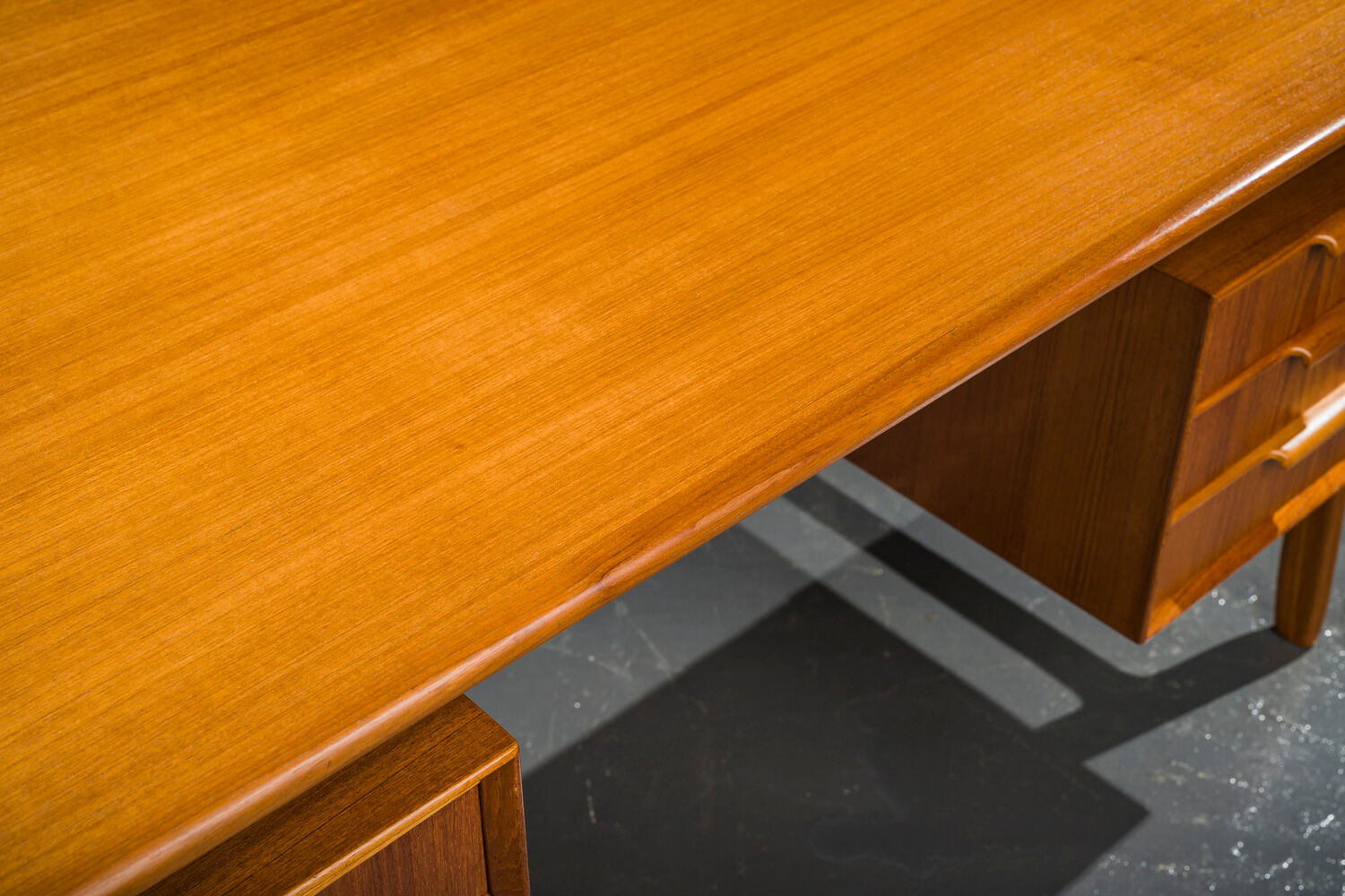 Mid-Century teak model 75 desk from Omann Jun, 1960s