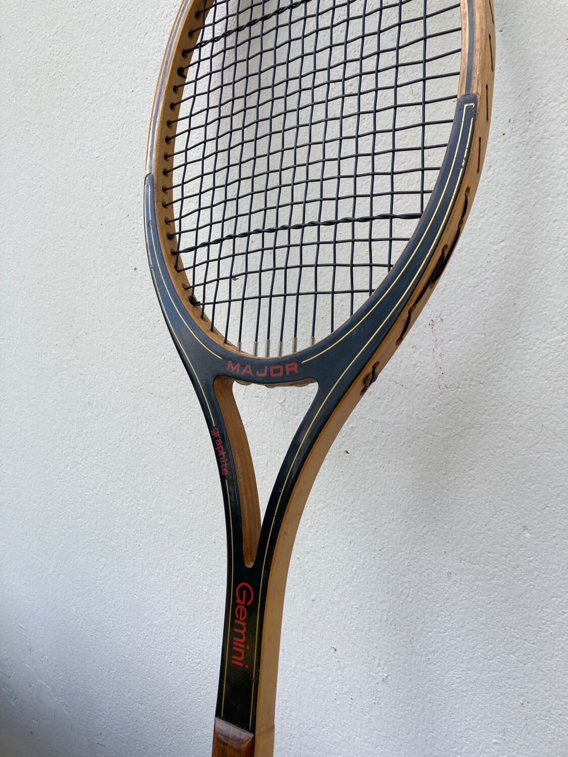 Gemini Major Graphite wooden tennis racket