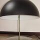 Modern table lamp – 1980s, metal, black shade, 2x E27