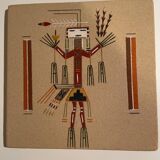 Dedicated African or Indian sand painting