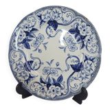 Creil & Montereau Flora round hollow dish Round hollow dish in Creil earthenware