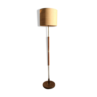 Teak and brass lamppost from the 1960s