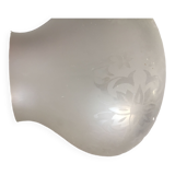 Wall lamp in enamelled cast iron