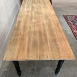 Farm table feet turned