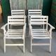 Lot de 4 chaises pliantes Reguitti