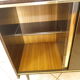 Bar furniture on formica wheels with mirror and lighting - 50s