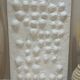 Tableau contemporain texturé relief 3D minimaliste - murmures blancs