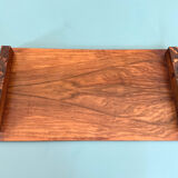 Art Deco walnut plateau