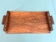 Art Deco walnut tray