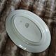 Oval plate in ironstone