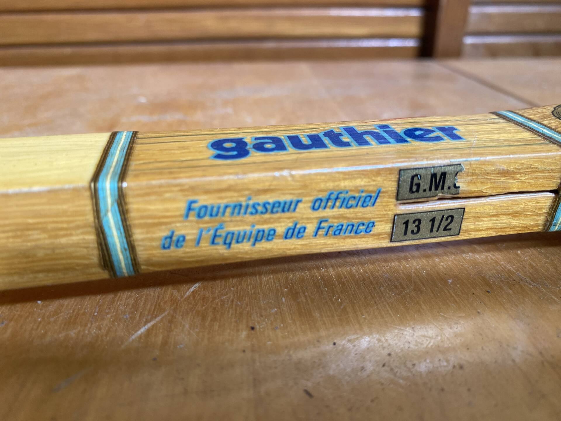 Vintage Tennis Racket GAUTHIER Miss Go Wood + Cover + Zephyr Vinta