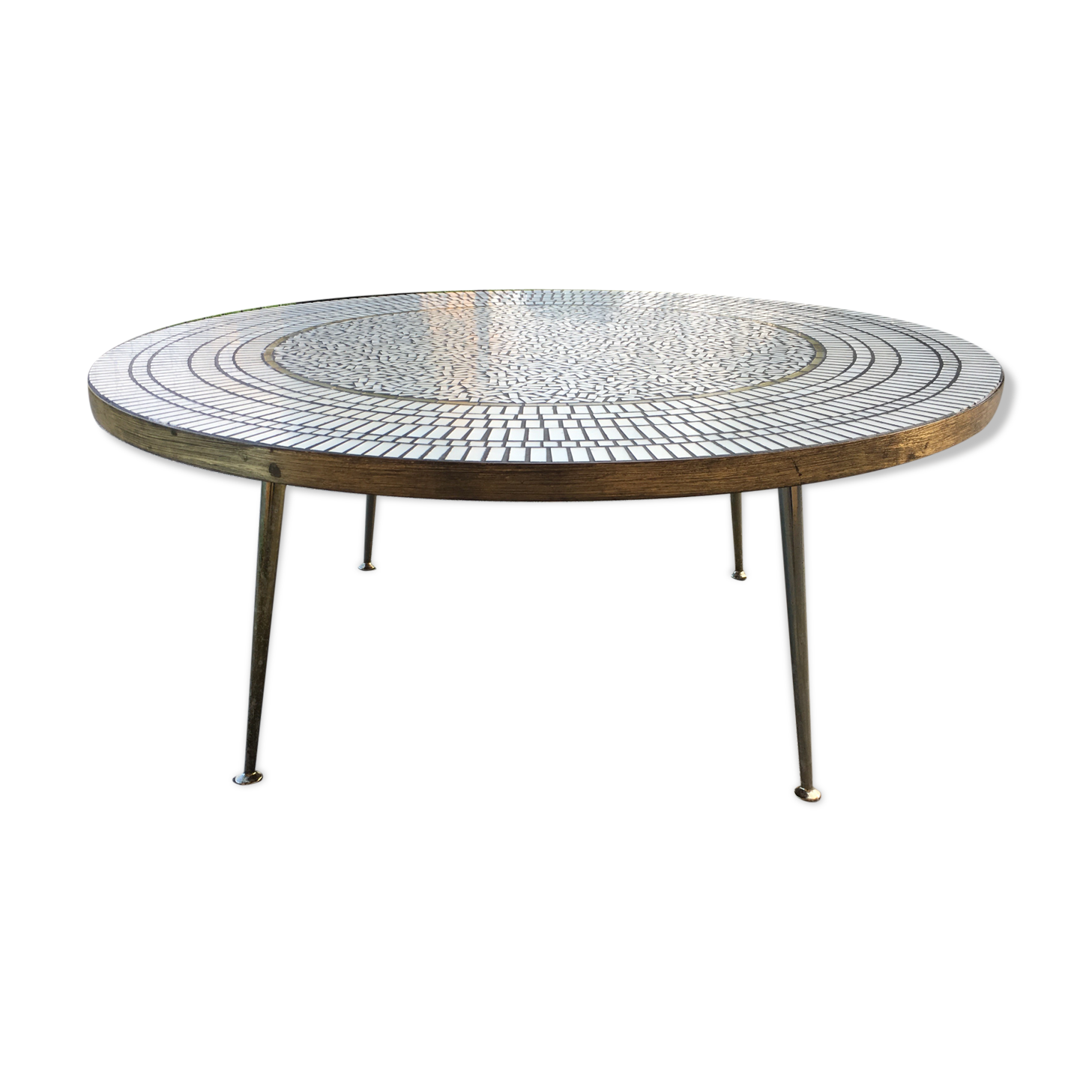Berthold Muller mosaic coffee table, 1950s