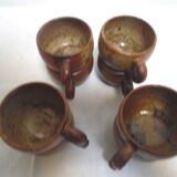 Set de 8 tasses à café en grès