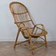 Fauteuil en rotin 60'