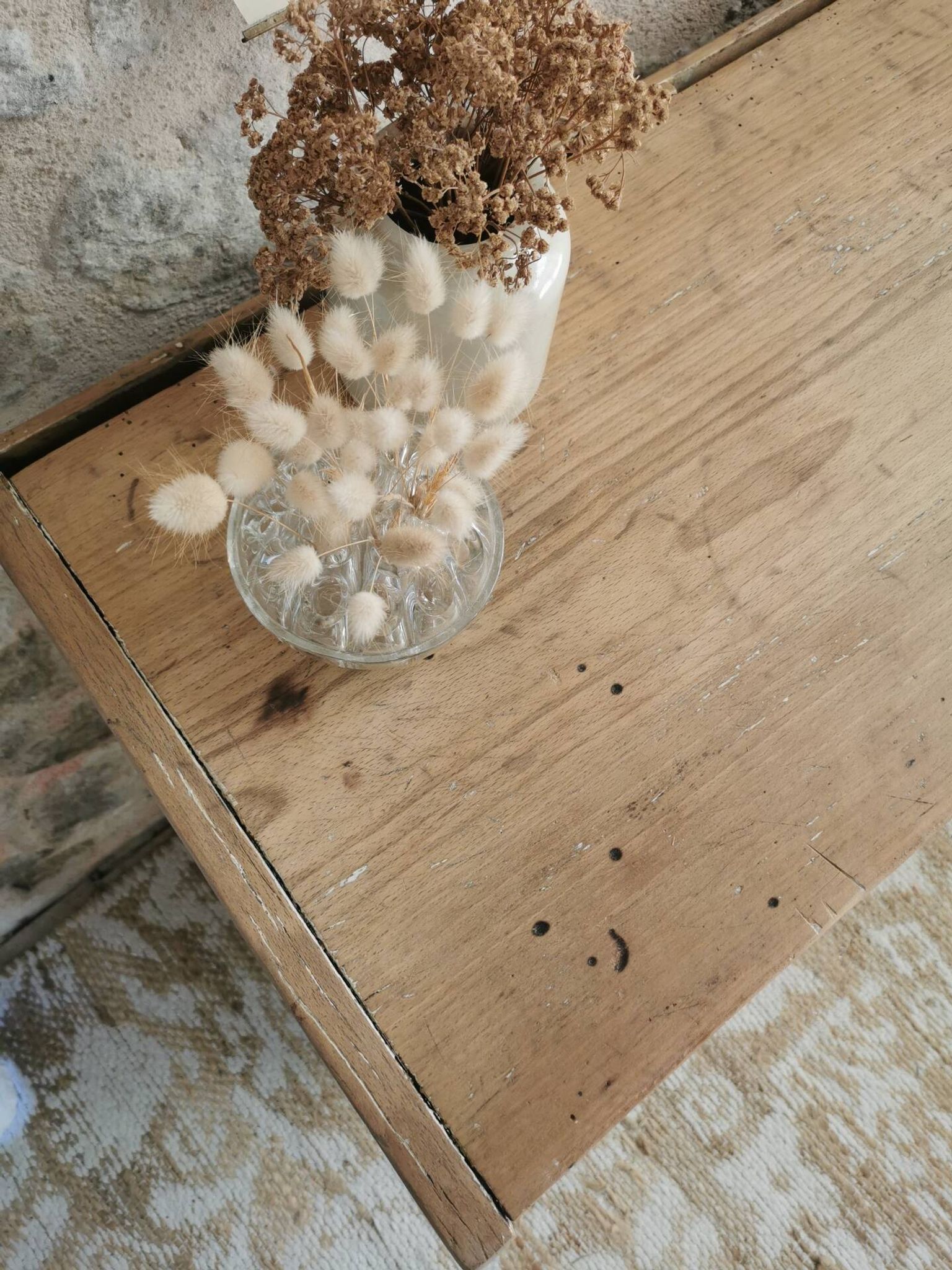 Petit établi, meuble de métier ancien
