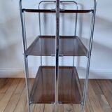 Chromium folding dessert and vintage 70s formica