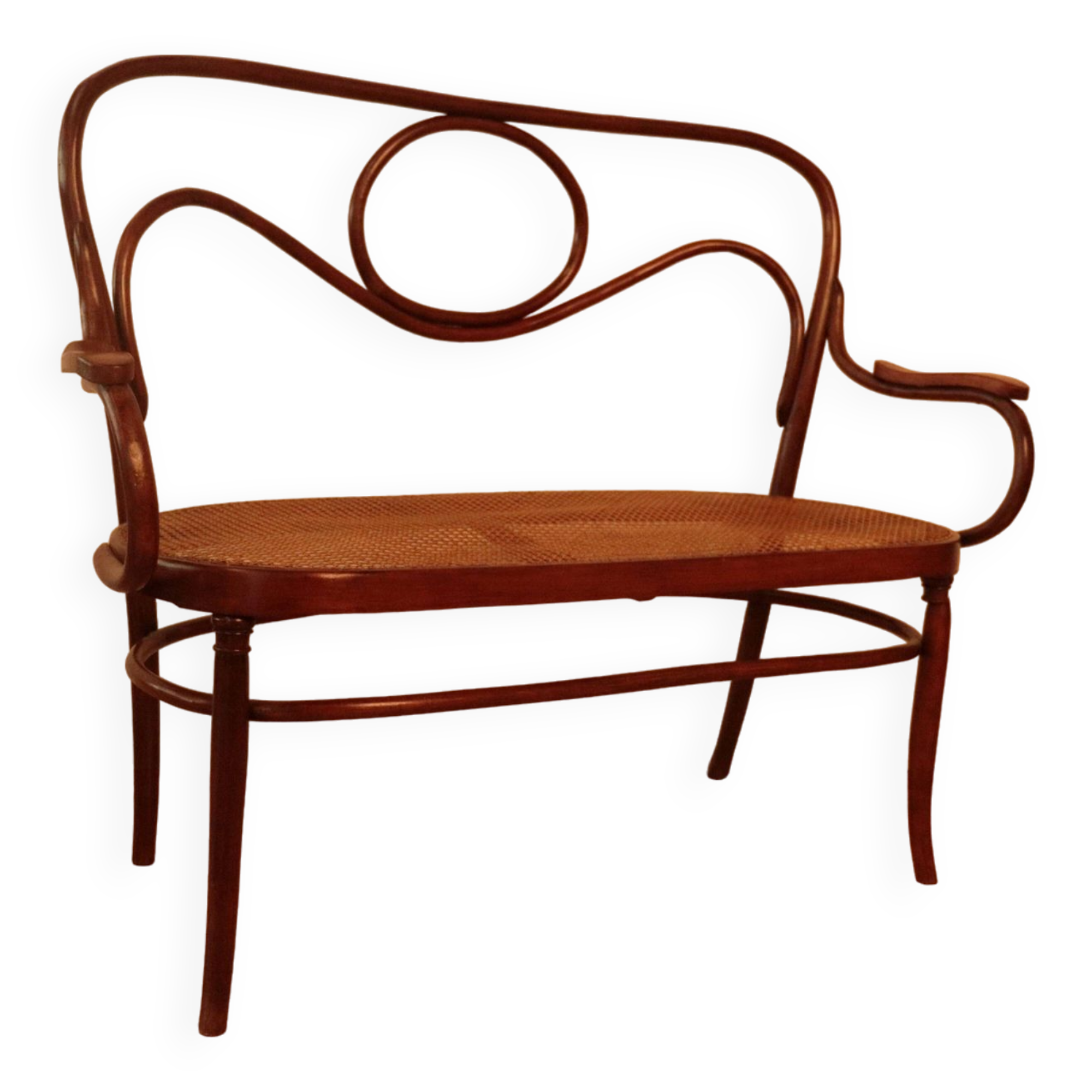 Bench n°18 curved wood