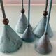 Set of 5 vintage metal candle holders