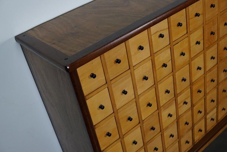 Dutch industrial apothecary's cabinet of the 20th century