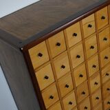 Dutch industrial apothecary's cabinet of the 20th century