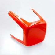 Vintage Stool or Side Table in Vibrant Orange, 1970s