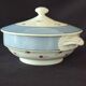 Vegetable dish (soup tureen) in Digoin Sarreguemines earthenware, model AIX A156.