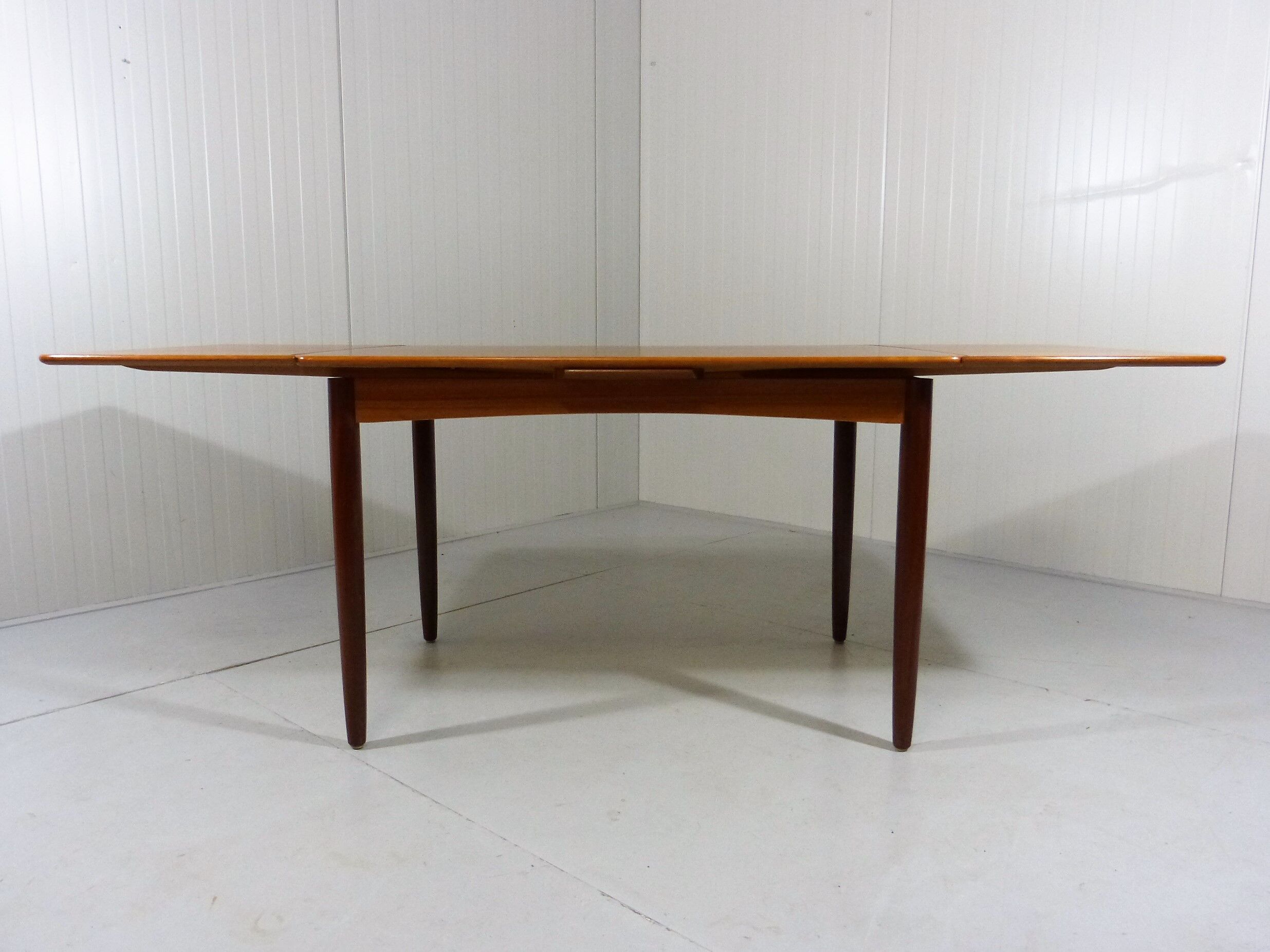 Danish teak extensible dining table, 1960’s