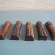 terracotta knife rests vintage table art set holders