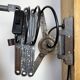Grey Industrial Scissor Wall Lamp from Elektroinstala, 1960s