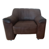 Fauteuil club suisse de Sede Designer Cuir Modèle DS44 années 1970