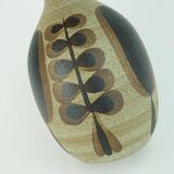 Vase vintage en céramique sgrafo moderne Peter Mueller années 1970 modèle 1976