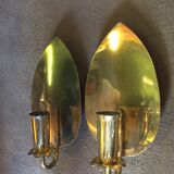 Pair of brass