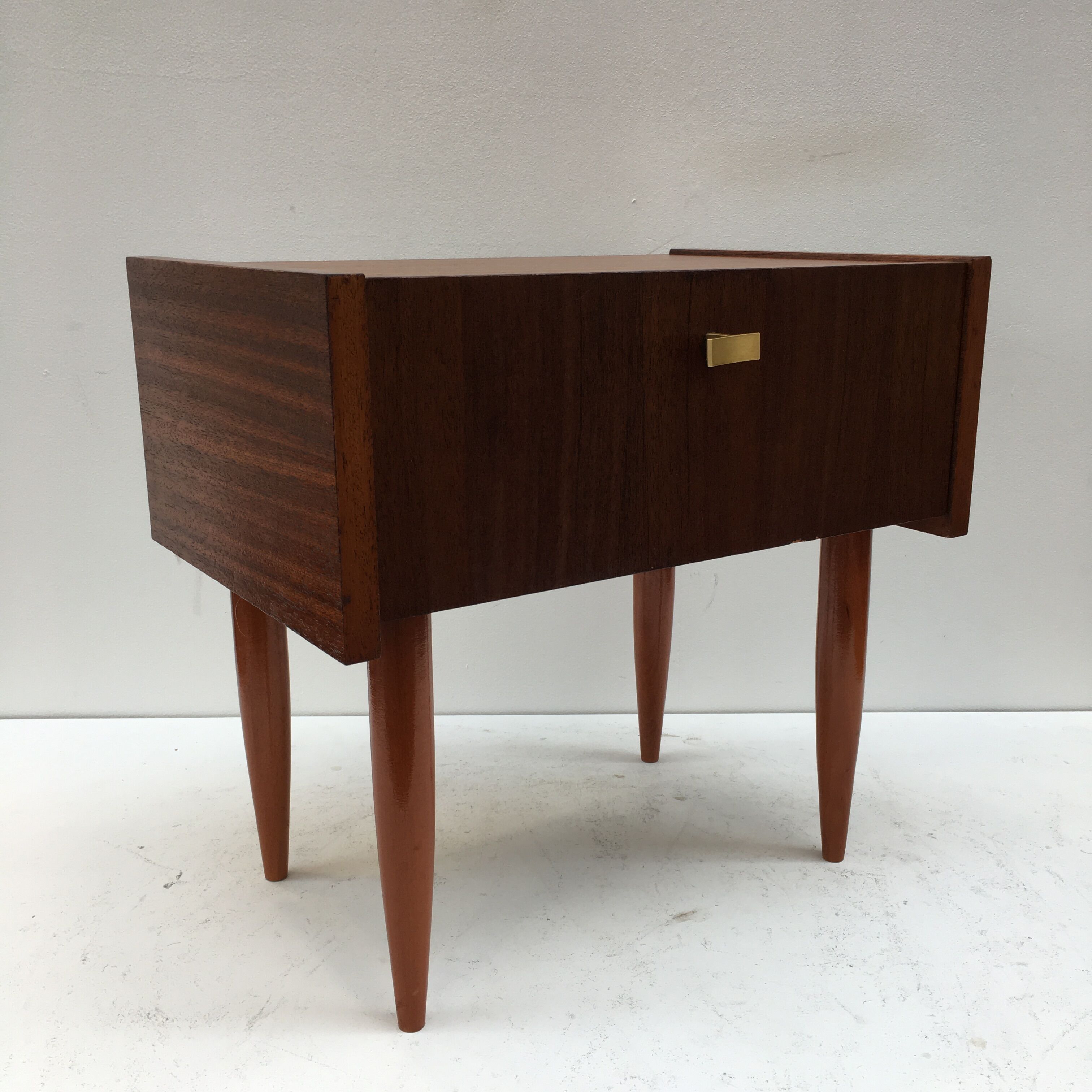 Pair of spindle bedside tables