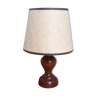 Bedside lamp turned wood