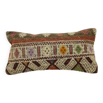 Turkish kilim cushion, 20x40 cm, YK-213