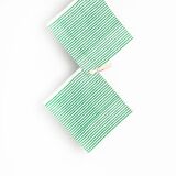 2 klimt napkins 1 green