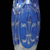 Old vase with fleur de lys decor