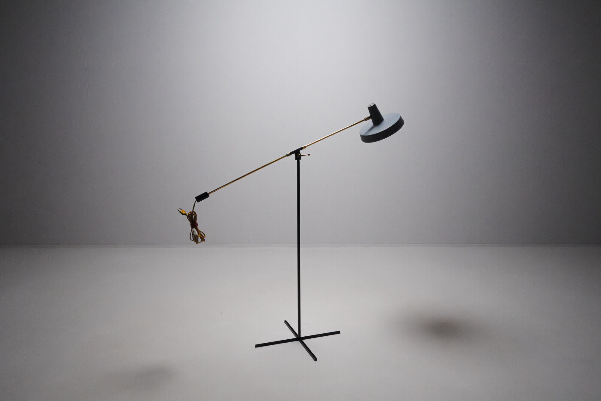 Mid-century counterbalance floor lamp by Boulanger, Belgium, 1960s