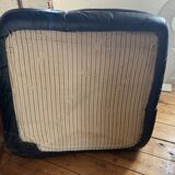 TOGO BLACK LEATHER corner armchair