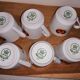 Serving 6 vintage coffee cups
