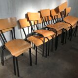 Set of 12 mullca 511 chairs