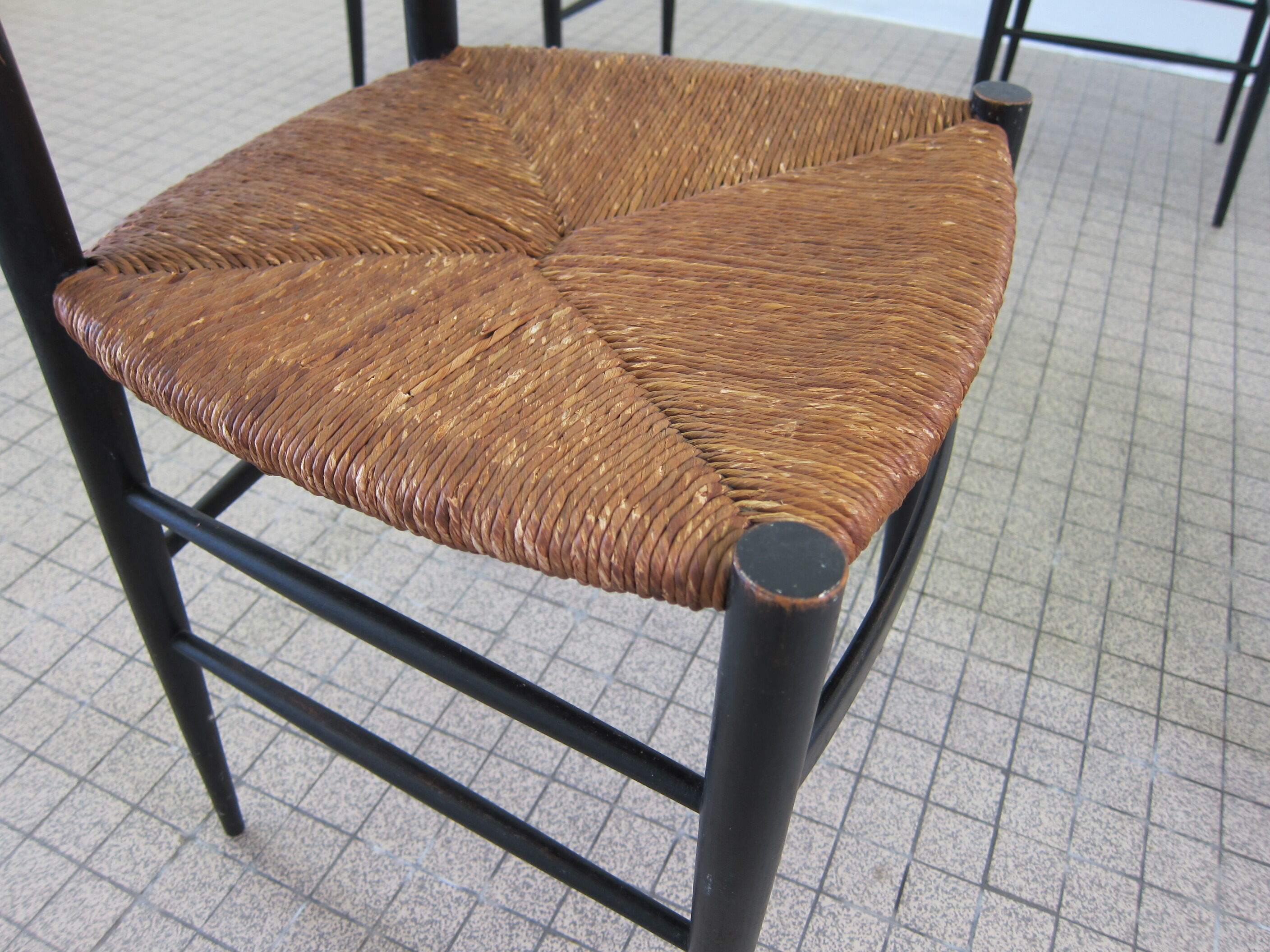 Set of 4 Chiavari Spinetto dining chairs midcentury design