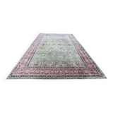 Large emerald Tabriz Persian rug 520x350 cm
