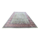 Large emerald Tabriz Persian rug 520x350 cm
