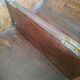 Indian wooden chest with wheels