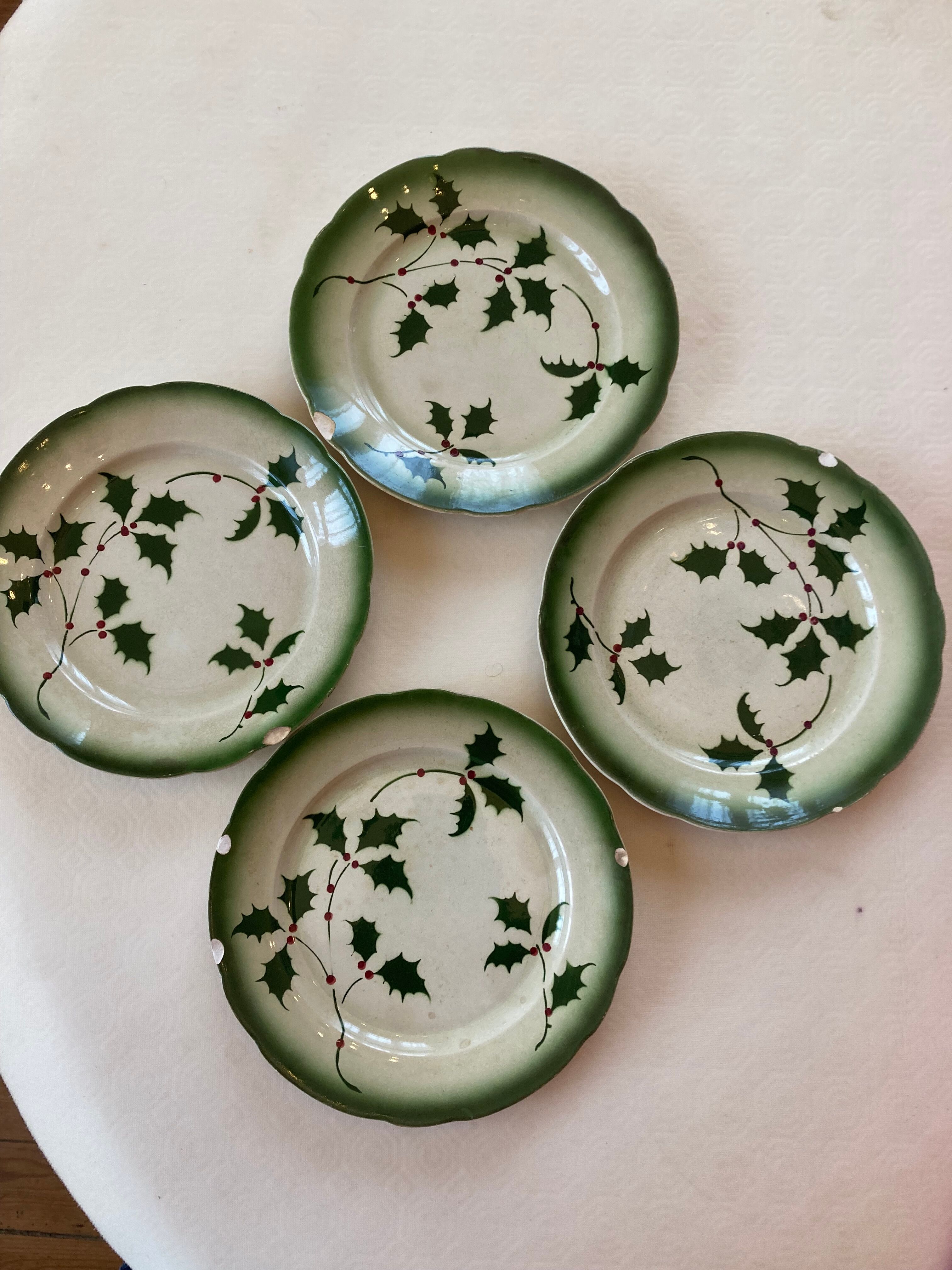 Badonviller dessert plates