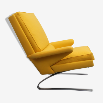 1970s swing-chair yellow Cor, design Reinhold Adolf