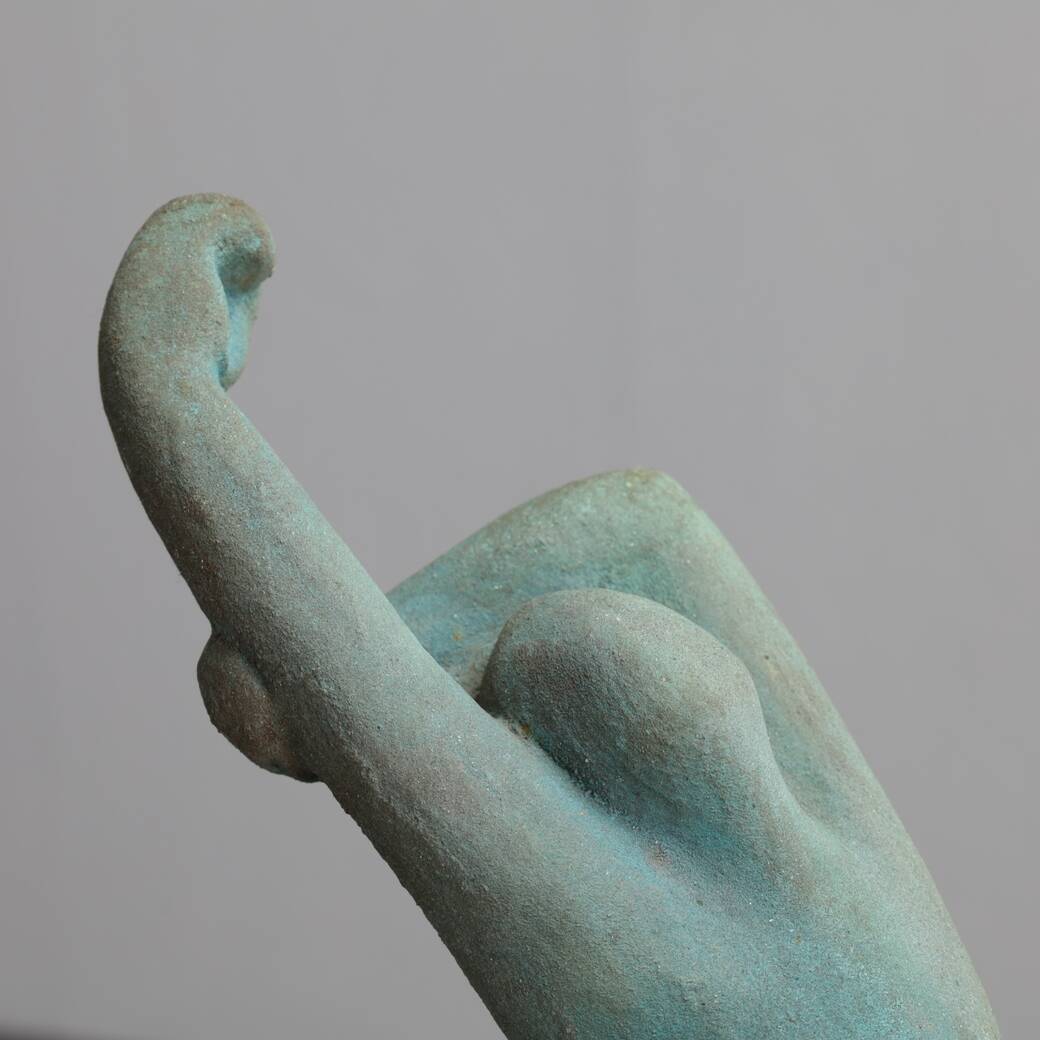 Figurative female sculpture by Francine Govers, 1990s