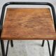 Pair of modernist stools, France, 1960s
