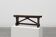 Rustic wooden bench in Wabi Sabi style, France 1900s